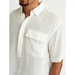 Wax London Hugg Linen Shirt - White