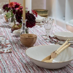 Bertioli By Thyme Red Stem Linen Table Cloth