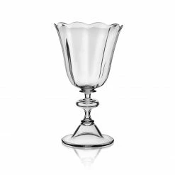 Thyme Drinkware Scalloped Edge Wine Glass