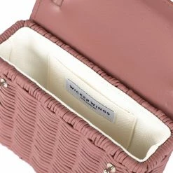 Wicker Wings Mini Kuai Bag In Dusk Bags & Baskets