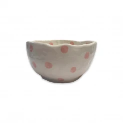 Lomito Ceramics Ceramic Dot Bowl - Pink