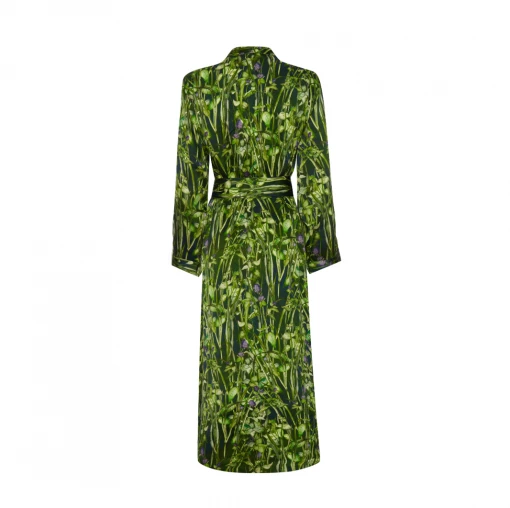 Bertioli By Thyme Silk Robe In Rivermint Silkwear 8 Bertioli By Thyme Silk Robe In Rivermint Silkwear