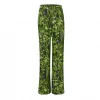 Bertioli By Thyme Silk Trousers In Rivermint With Stripe