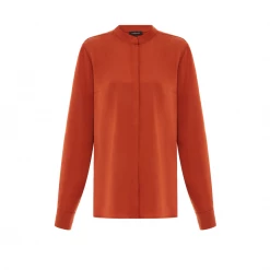 Valle & Vik Womenswear The Beau Shirt In Rust