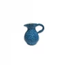 Lomito Small Slim Neck Jug With Blue Dots
