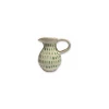 Lomito Small Slim Neck Jug With Green Dots 2 Lomito Small Slim Neck Jug With Green Dots